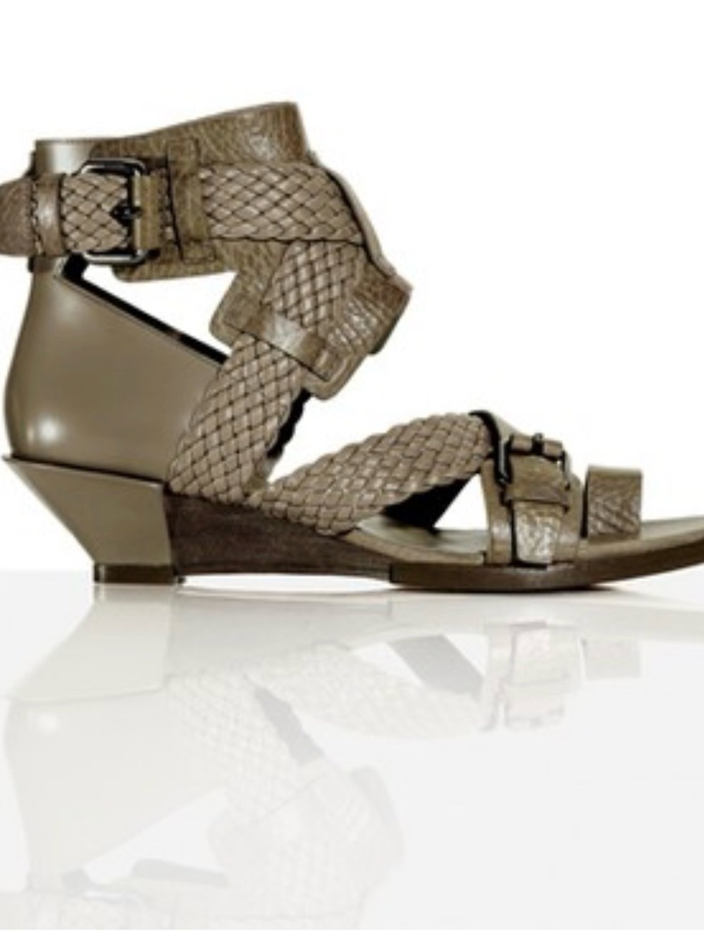 Alexander Wang Braided Wedge Sandals